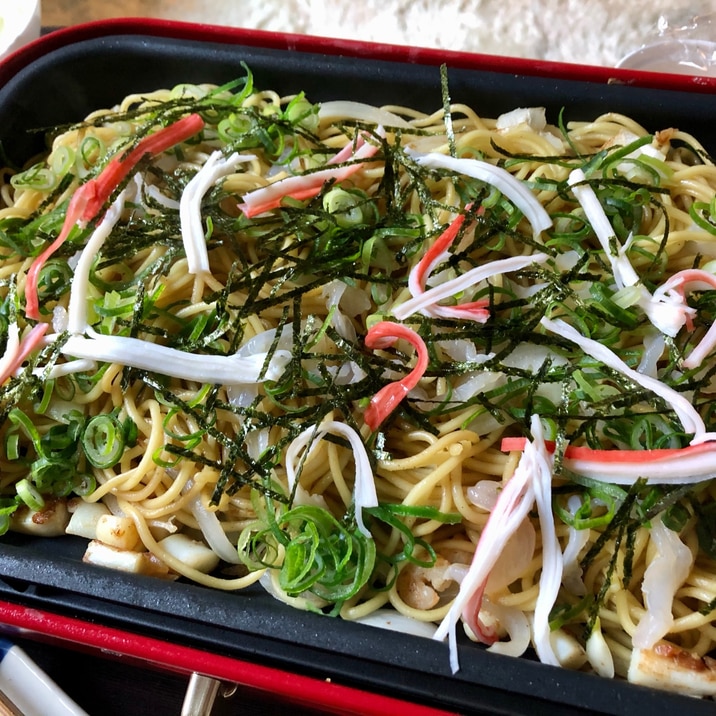 博多名物！海鮮！焼きラーメン！！